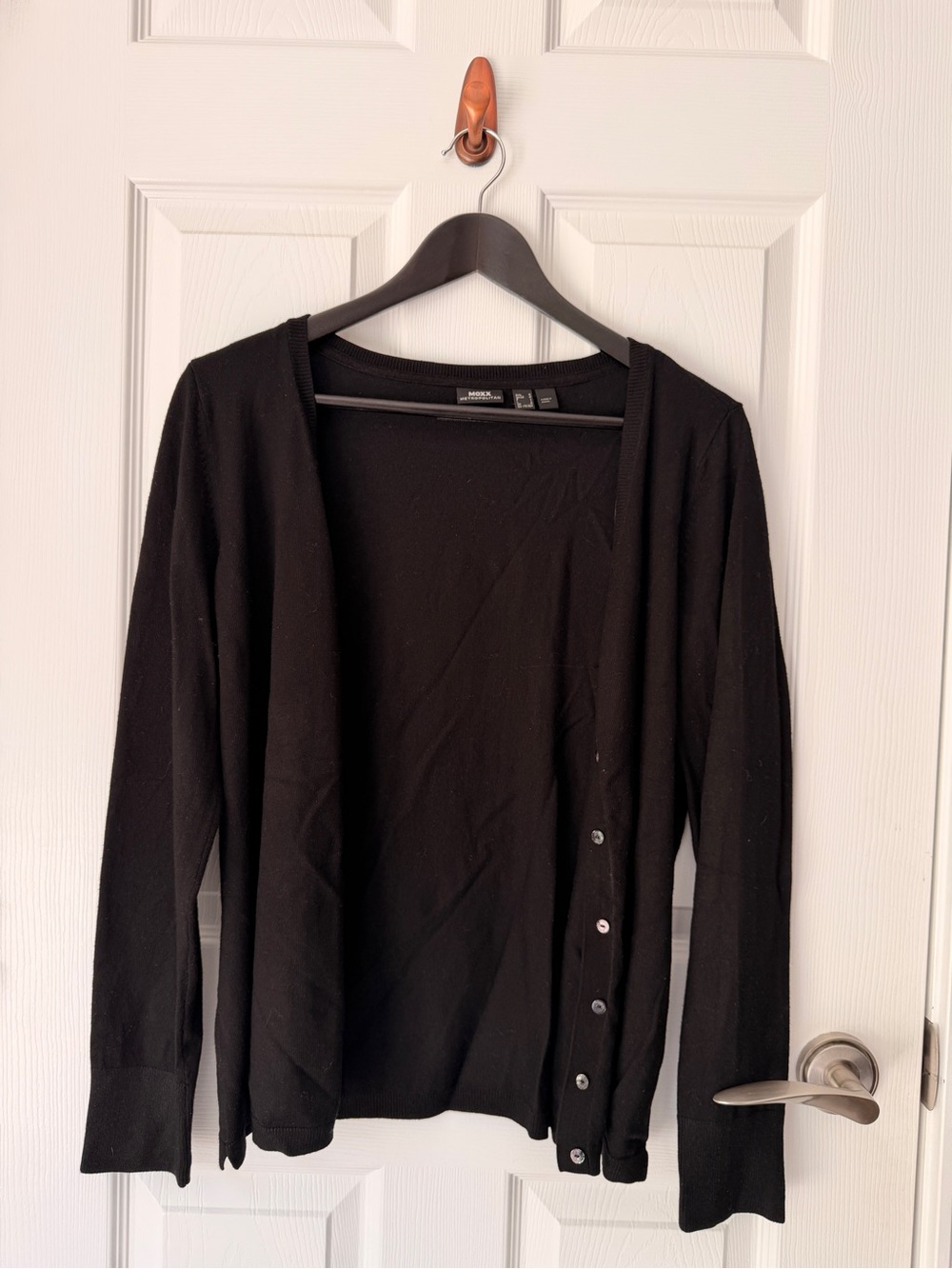 Mexx Classic Black Button-Front Cardigan